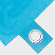 OVIALA - Pouf de jardin polyester azur 180 x 145 cm - Solys - vignette