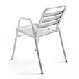 OVIALA - Lot 4 fauteuils de jardin aluminium gris - Nothing Hill - vignette