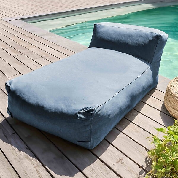 OVIALA - Salon de jardin modulable 6 places bleu pacific - Mixi - large
