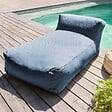OVIALA - Salon de jardin modulable 6 places bleu pacific - Mixi - vignette