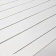 OVIALA - Table de terrasse rectangulaire en aluminium blanche - Almada - vignette