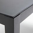OVIALA - Table de jardin en aluminium 8 places 180 cm gris anthracite - Ajaccio - vignette