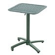 OVIALA - Table de terrasse inclinable 60 x 60 cm et 2 chaises vert foncé - Almada - vignette