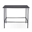 OVIALA - Table de bar en métal anthracite - Palavas - vignette