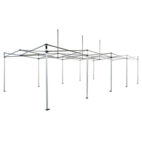 OVIALA - Tente pliante en aluminium 4x8 m - PRO 40 - large