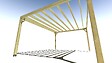 MA PERGOLA BOIS - Pergola bois • 5m x 4m • indépendante • sens largeur - vignette