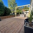 TERRASSEENBOIS - Kit complet terrasse Pin autoclave Marron pour 40 m², Lames 4,2 m, lambourdes 4,2 m, plots réglables et visserie Inox. - vignette