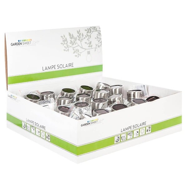 ATMOSPHERA - Lampe solaire à suspendre inox D6 - large
