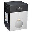 ATMOSPHERA - Luminaire Suspension Boule en Verre Blanc D 20 cm - vignette