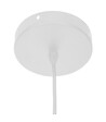ATMOSPHERA - Luminaire Suspension en Bois et Métal Blanc D 15 cm - vignette
