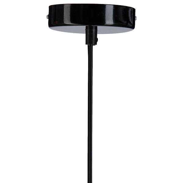 ATMOSPHERA - Luminaire Suspension en Métal filaire Noir D 23 cm - large