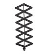 ATMOSPHERA - Luminaire Suspension en Métal Noir déco industrielle D 51 cm - vignette
