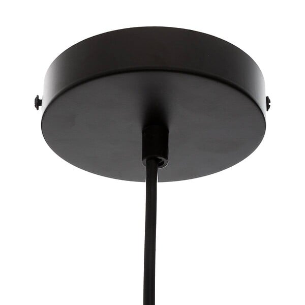 ATMOSPHERA - Luminaire Suspension en Métal filaire Noir D 34 cm - large
