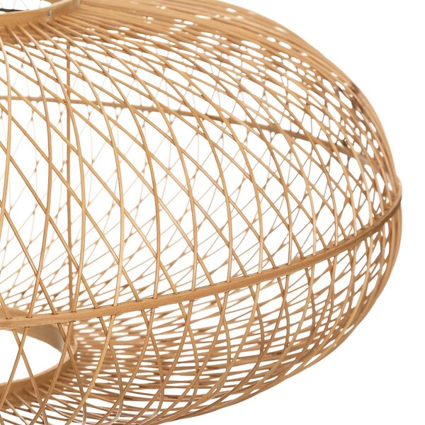 ATMOSPHERA - Luminaire Suspension en Bambou D 60 cm - large
