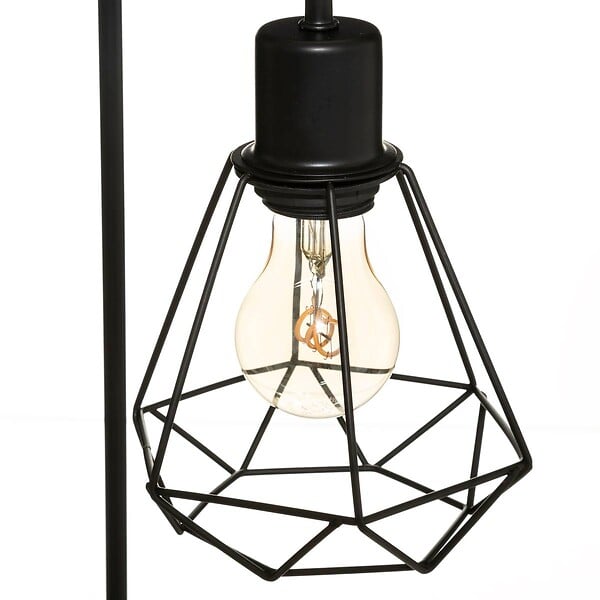 ATMOSPHERA - Lampe à poser en Métal filaire Noir H 46 cm - large