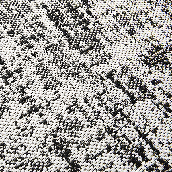 OVIALA - Tapis d'extérieur en polypropylène 120 x 170 cm blanc - Hella - large