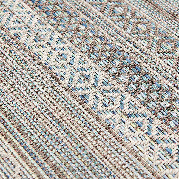 OVIALA - Tapis rectangulaire en polypropylène 160x230 cm gris - Urda - large