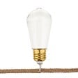 ATMOSPHERA - Guirlande décorative à piles 10 LED Ampoules sur Cable aspect Corde L 165 cm - vignette