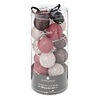 ATMOSPHERA - Guirlande décorative lumineuse 20 LED Boules en Coton D 6 x L 435 cm - Multicolore - vignette