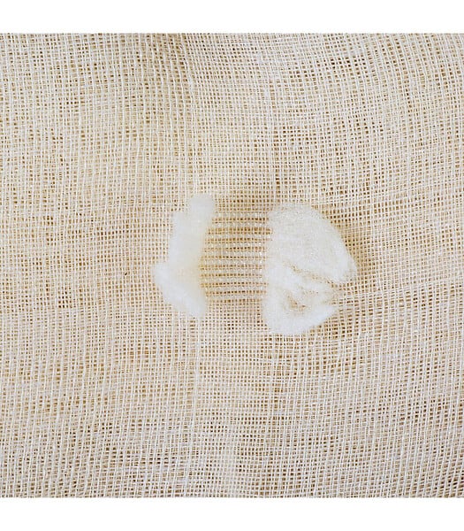ATMOSPHERA - Voilage à œillets Beige motif petits pompons 140 x 240 cm - large