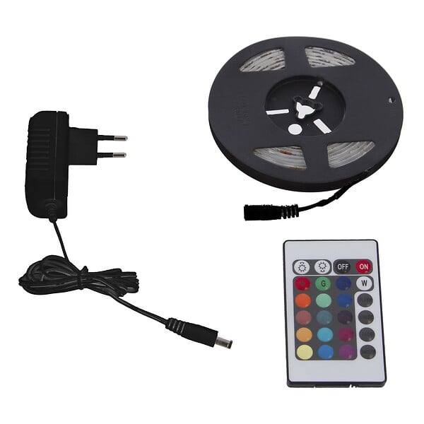 ATMOSPHERA - Ruban LED à variation de couleurs 150 LED sur 5M avec Télécommande - large