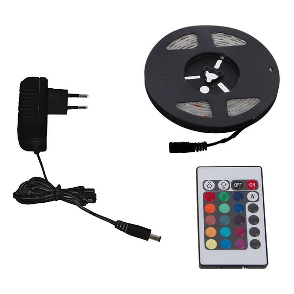 ATMOSPHERA - Ruban LED à variation de couleurs 150 LED sur 5M avec Télécommande - large
