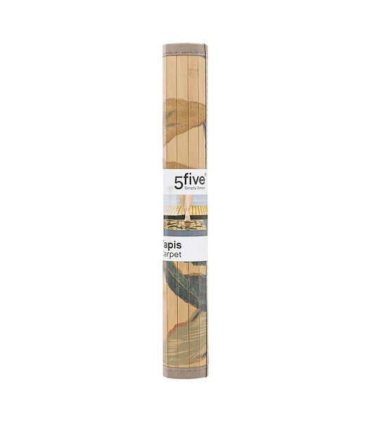 5 FIVE SIMPLY SMART - Tapis de salle de Bain Lattes en Bambou 50 x 80 cm déco Palawan - large