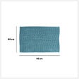 5 FIVE SIMPLY SMART - Tapis de Salle de bain Bleu Artic chenille 50 x 80 cm - vignette