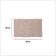 5 FIVE SIMPLY SMART - Tapis de Salle de bain Beige chenille 50 x 80 cm - vignette