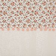 ATMOSPHERA - Rideau à œillet en Coton déco fleurie avec pompons 140 x 260 cm chambre d'enfant - vignette