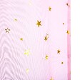ATMOSPHERA - Rideau Voilage motifs Étoiles Or 140 x 250 cm déco enfant - vignette
