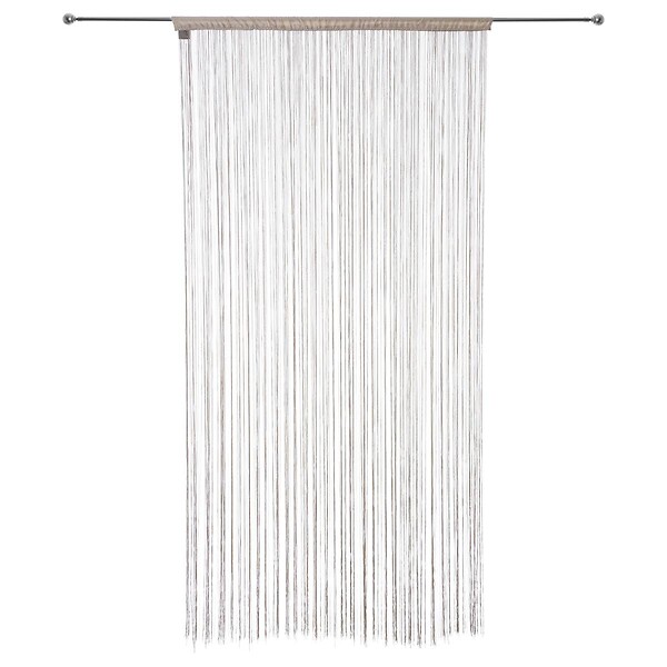 ATMOSPHERA - Rideau fil Beige Lin 90 x 200 cm densité optimale - large