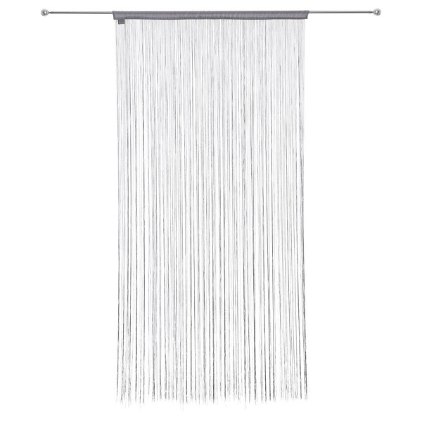 ATMOSPHERA - Rideau fil Gris 90 x 200 cm densité optimale - large