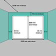 SPADONE - Porte de garage basculante grise l.240 x H.200 cm x Ep.20 mm - vignette