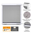 VOLET-MOUSTIQUAIRE - Pack éco de 4 moustiquaires enroulables H145 cm x L 100 cm alu blanc - vignette