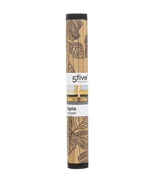 5 FIVE SIMPLY SMART - Tapis de salle de Bain Lattes en Bambou 50 x 80 cm déco Blackflora - large