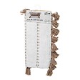 5 FIVE SIMPLY SMART - Tapis de Salle de bain Taupe en Coton avec pompons  50 x 75 cm - vignette