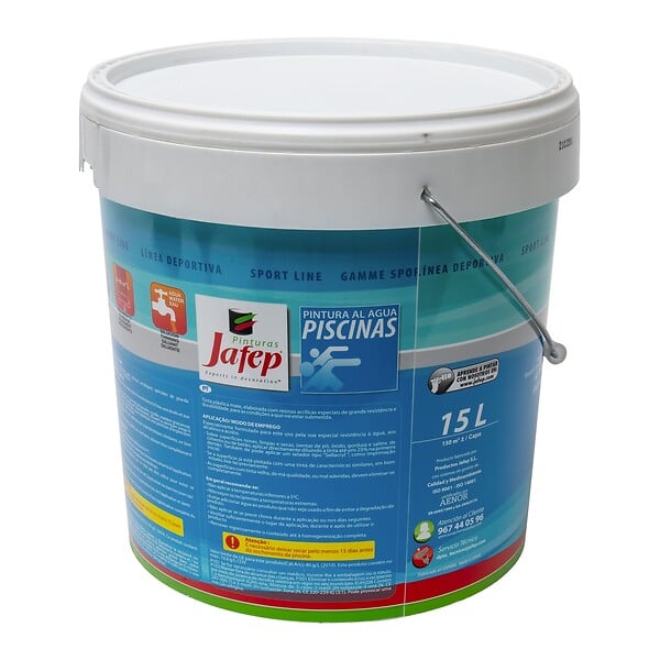 JAFEP - Peinture spéciale pour piscine Bleu mat Jafep  15L - large