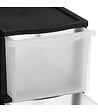 5 FIVE SIMPLY SMART - Tour de rangement 3 Tiroirs 4 pieds amovibles dont 2 avec roues H 63.1 cm - vignette