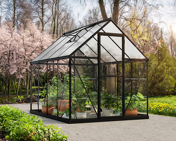 CANOPIA - Canopia Serre de jardin Hybrid 4,6m² Noir - large