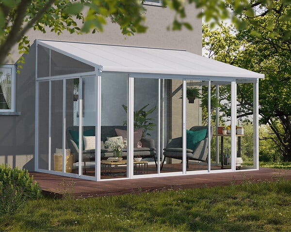 CANOPIA - Canopia Véranda SanRemo 3X4,4 Blanche - large