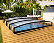 CANOPIA - Canopia Abri piscine téléscopique Majorca 6.7 x 4.5 m Gris - vignette