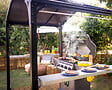 CANOPIA - Canopia Abri barbecue Austin 180 x 284 cm Aluminium Noir - vignette