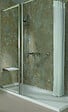 AKW - Barre d'appui droite en acier inoxydable - Longueur 450 mm - INOX POLI - vignette