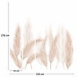 99DECO - Papier peint panoramique - Pampa - Marron - intissé : 150g/m² - 5 lés : 240x270cm - vignette