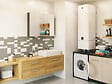 THERMOR - Habillage bas pour chauffe-eau Malicio 2 - Blanc - 40/65/80L - vignette