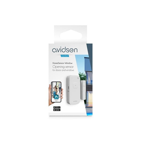 AVIDSEN - Détecteur d'ouverture Wifi Home Sensor Window pour portes et fenêtres - Avidsen - large