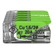 WAGO - Boite de 25 bornes d'installation 221 Green Range Wago - 5 conducteurs 4mm² - à leviers souple & rigide - vignette