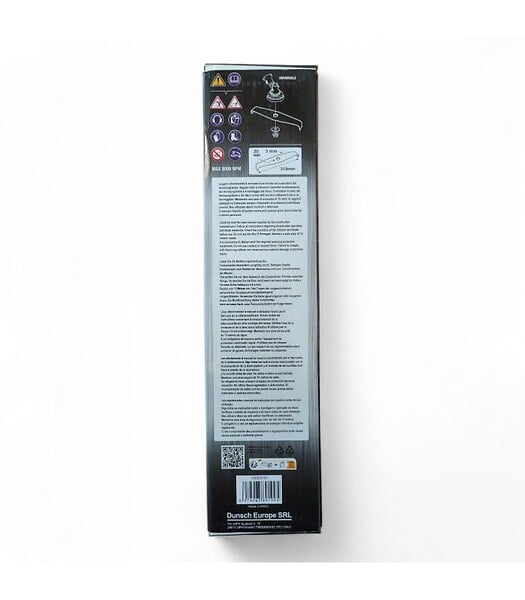 DUNSCH - Lame dentée droite Dunsch duro broyeur spéciale ronces et arbustes 2 dents épaisseur 3 mm 73050019 - large