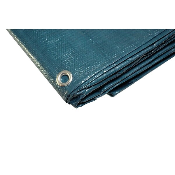 UNIVERS DU PRO - Bâche plastique 5 x 8 m Bleue et Verte Polyéthylène 150g/m² - large